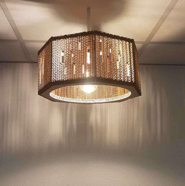  suspension héxagonale 40cm