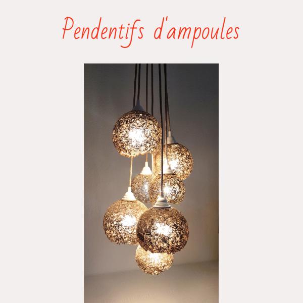 Pendentifs d'ampoules Elodie Biot